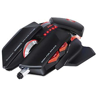 Ratón Gaming - SCORPION MA-G980 BK, Por cable, Negro