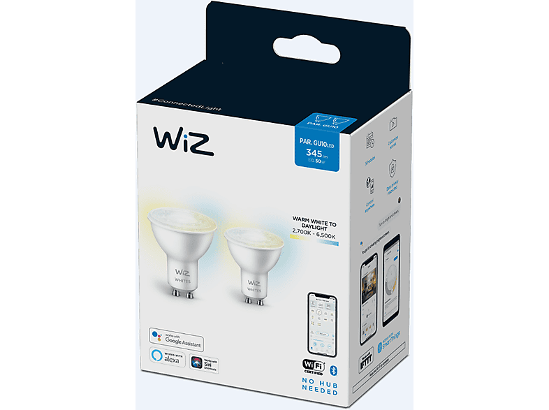 WIZ Lampe LED Weiß Smart Leuchtmittel