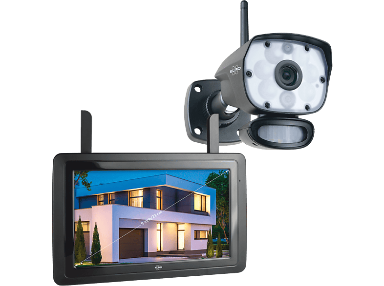 ELRO CZ60RIPS, Sicherheitskamera mit Monitor, Auflösung Video: 1080 Pixels