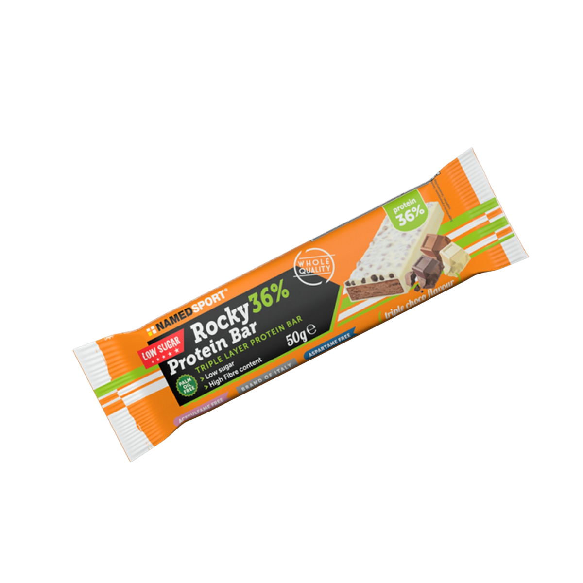 Barrita De Namedsport rocky 36 50g sabor triple chocolate protein 977219866