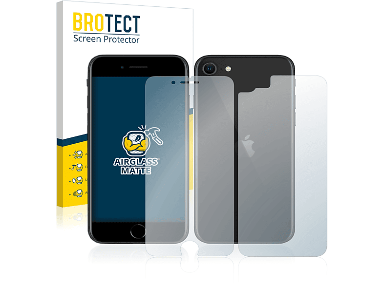 BROTECT Airglass matte Schutzfolie(für iPhone 2 2020) Apple SE