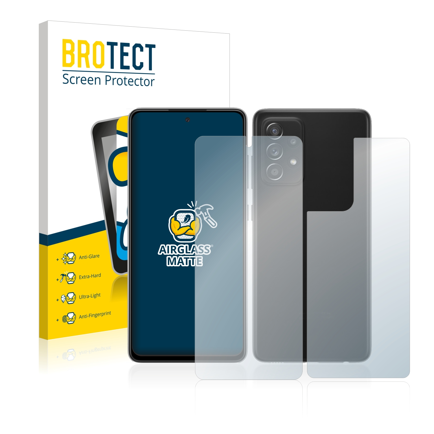 BROTECT Airglass matte Schutzfolie(für Samsung Galaxy A52s 5G)