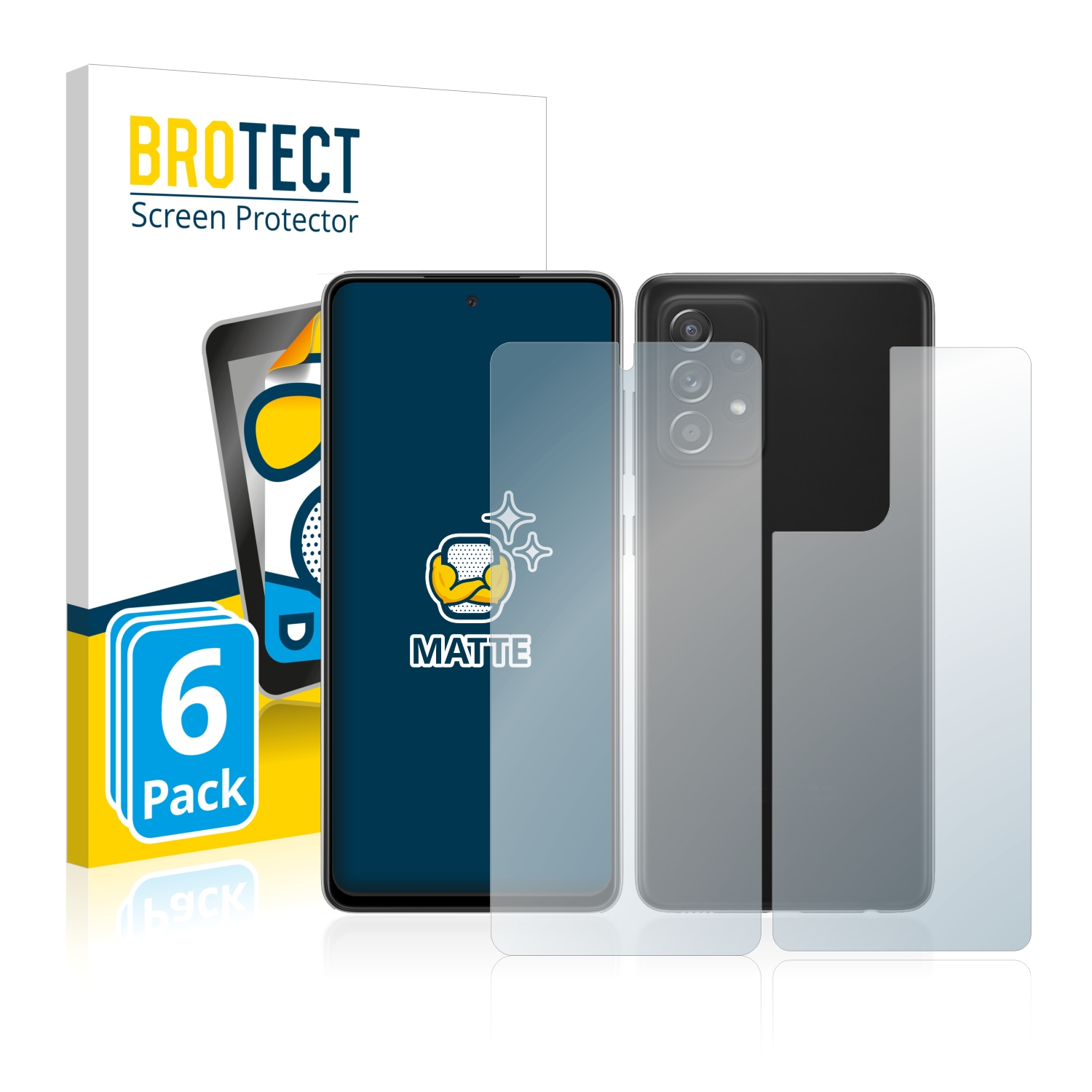 BROTECT 6x matte Galaxy Samsung A52s 5G) Schutzfolie(für