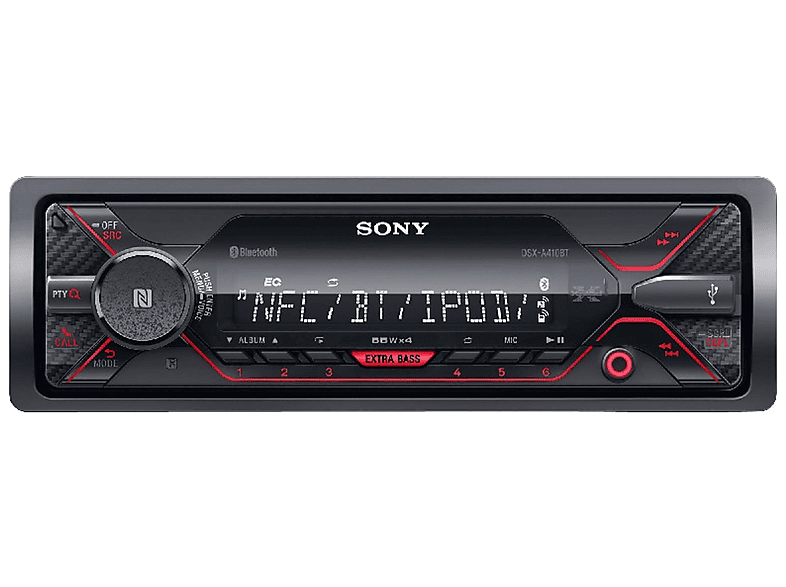 SONY DSX-A 410 BT Autoradio 1 DIN, 55 Watt