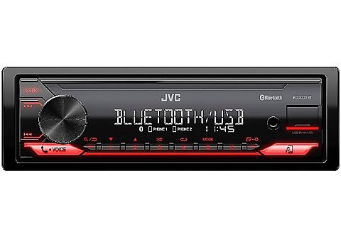 Autorradio  - KD-X272BT JVC, Autorradio - JVC KD-X272BT, Manos Libres, Bluetooth, USB, AUX, Spotify, 4 x 50 W, Negro, Negro