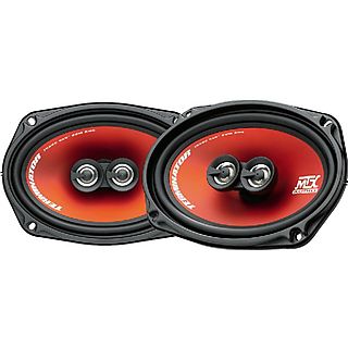 Altavoces coche  - TR69C MTXTEC, Rojo y Negro