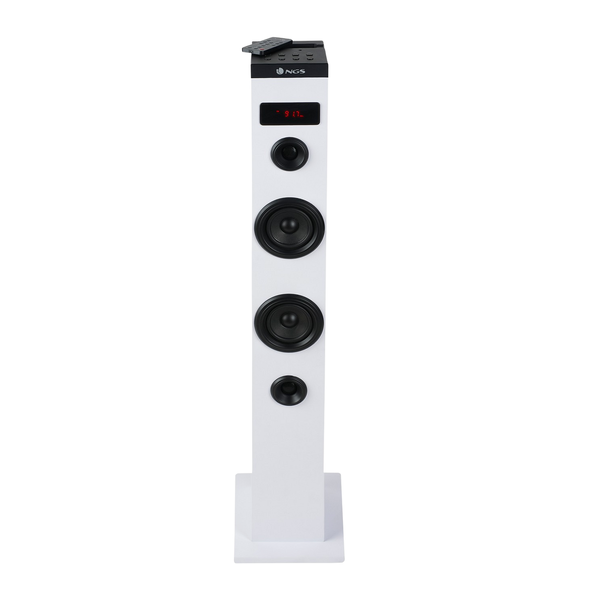 Torre de Sonido - SKYCHARM NGS, FM Radio, Blanco