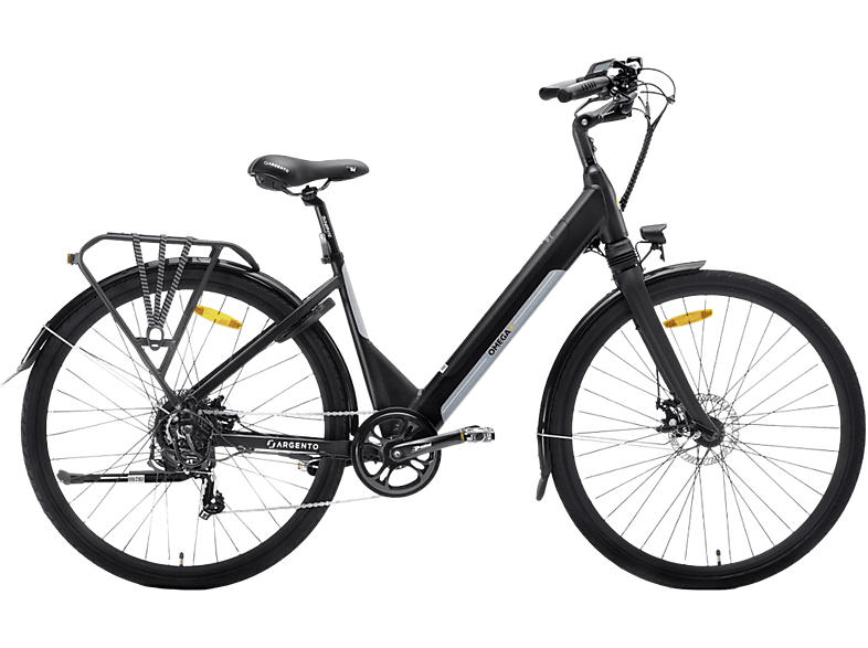 Momabikes Bicicleta Eléctrica Urbana E-28.2, Negro