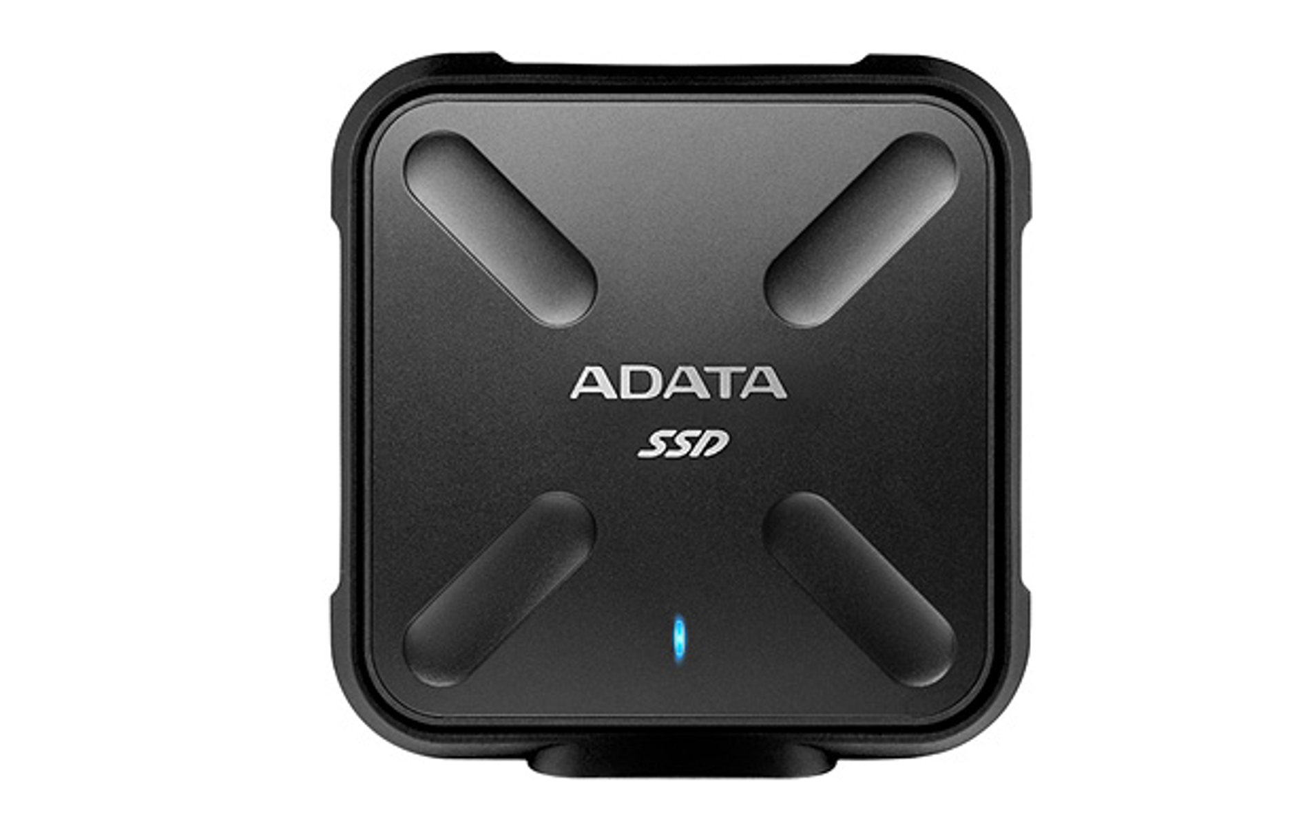 Disco duro externo - ASD700-1TU3-CBK ADATA, SSD, Negro