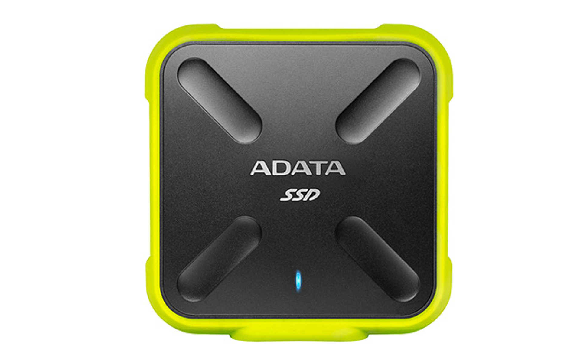 Disco duro externo - ASD700-1TU31-CYL ADATA, SSD, Negro / Amarillo