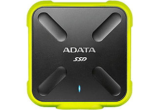 Disco duro externo - ASD700-1TU31-CYL ADATA, SSD, Amarillo |