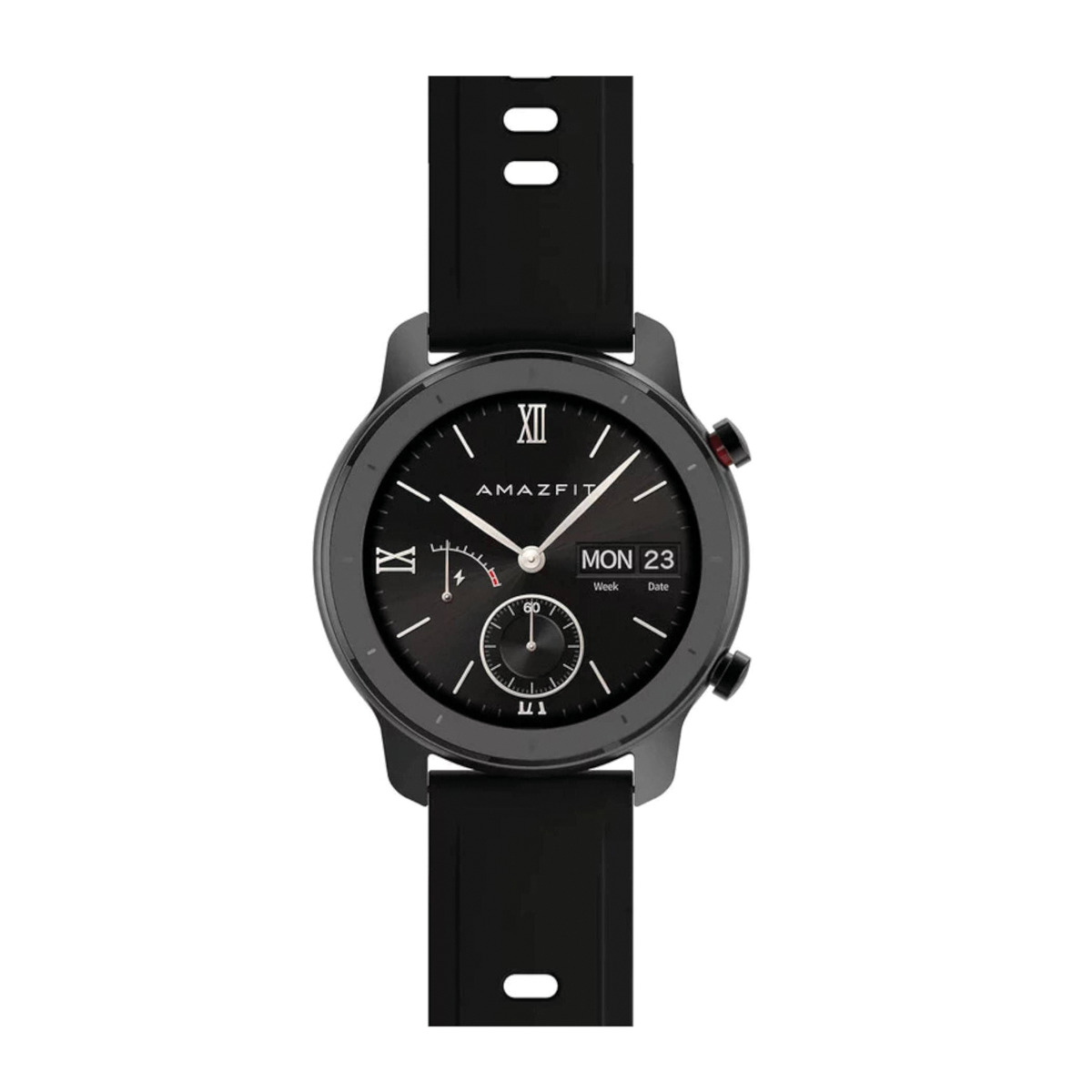 Smartwatch - AmazFit GTR-42MM, 42 mm, Táctil 1.2" AMOLED, 24 días autonomía, GPS, Bluetooth, Negro