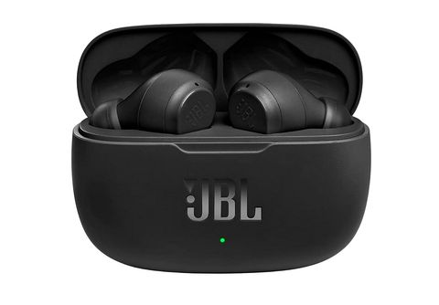 Auriculares Inalámbricos - JBLW200TWSBLK JBL, Intraurales, Bluetooth, Negro