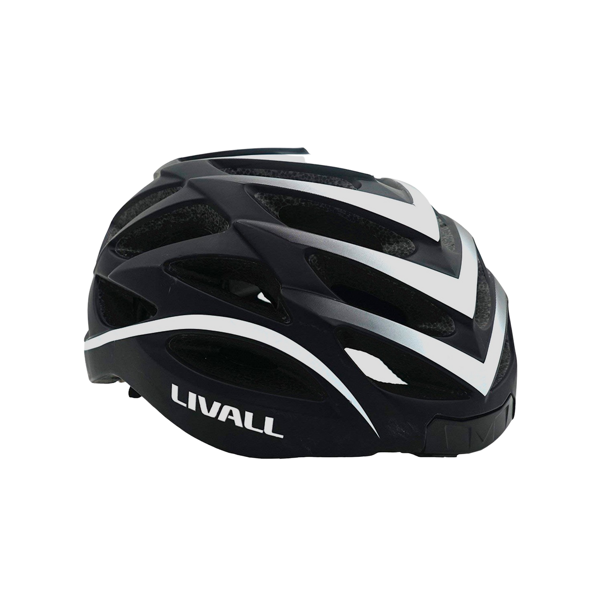 Casco - CASCO BLING HELMET BH62 NEGRO/BLANCO+BR80 LIVALL, Blanco y negro