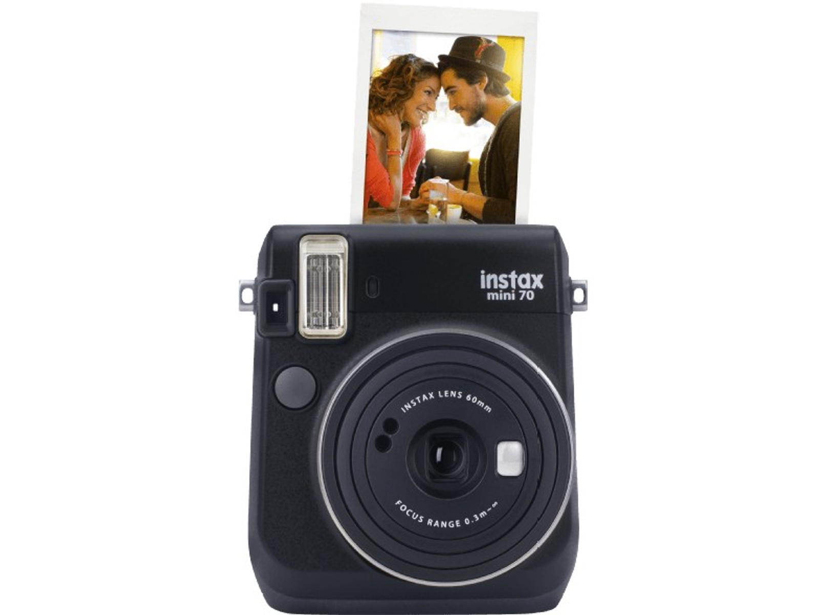 Fujifilm Instax Mini 70 62 46mm negro iso 800 0.37x 60 112.7 flash tamaño bk espejo frontal modo selfie camara instantanea 16513877 12 1400 2 cr2dl 62x46mm 16513877fujifilm