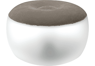 SCHWAIGER -660180- Outdoor Sitzhocker, transparent/grau