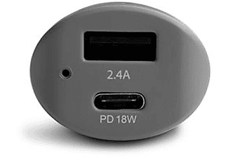 Cargador USB para coche - 8426801151956 MUVIT, Negro |