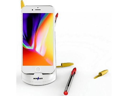 Cargador de móvil - MINIBATT PowerCUP, - Dispositivos con carga inalámbrica Qi, Blanco