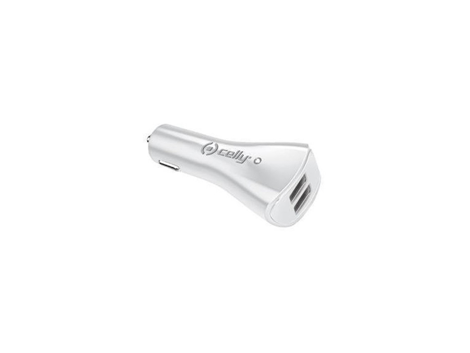 Celly Ccusb22w Cargador de dispositivo universal auto blanco adaptador coche celcc009