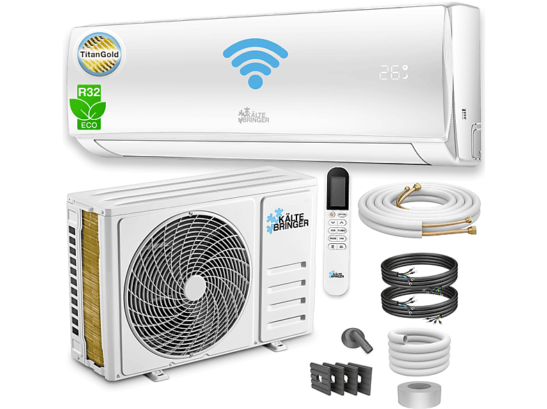 m² Energieeffizienzklasse: KB51 Split Raumgröße: KÄLTEBRINGER Connect 95 A++, weiß Quick Klimagerät Max.