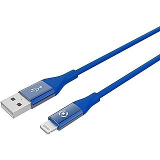 Cable USB  - USBLIGHTCOLORBL CELLY, Azul