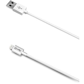 Cable USB  - USBIP52M CELLY, Blanco