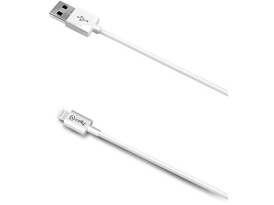Cable USB  - USBIP52M CELLY, Blanco
