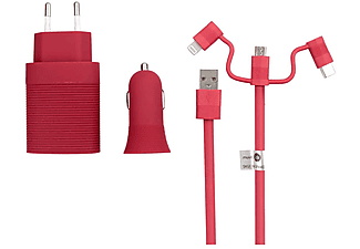 cargador - PACK/R/CARG/COCHE/USB/CARG/ CASA/USB/ CABLE 3 EN 1 MUVIT, | MediaMarkt