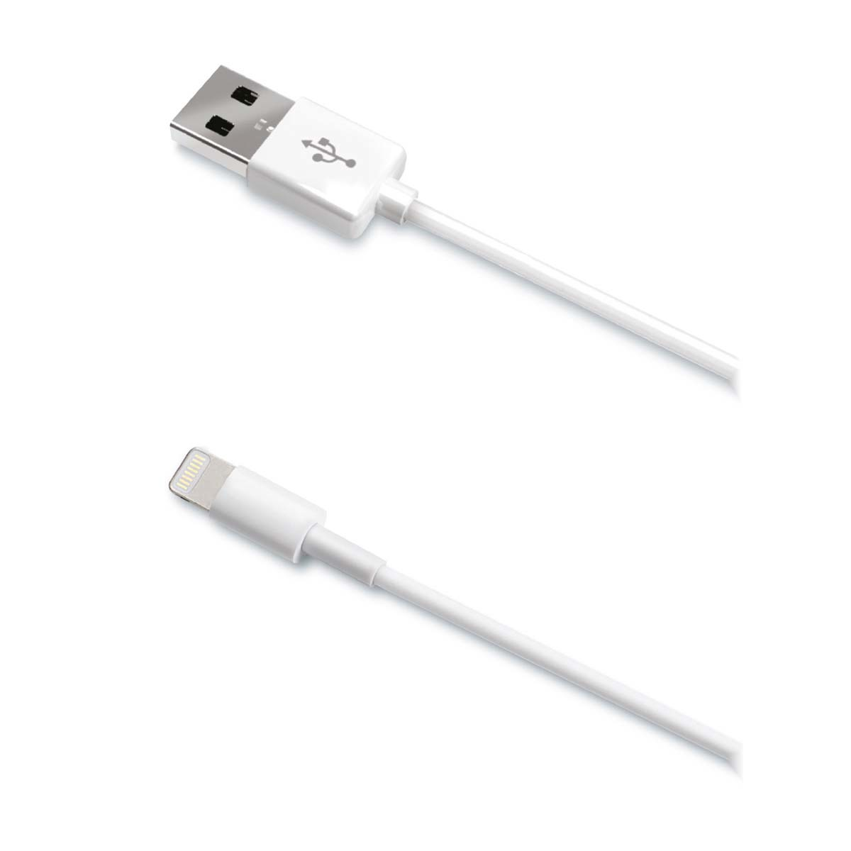 Cable Usblightning Celly celca013 blanco a lightning de tel microusb lighting – compatible con iphone ipad ipod