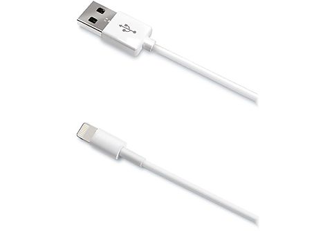 Cable USB  - USBLIGHT CELLY, Blanco