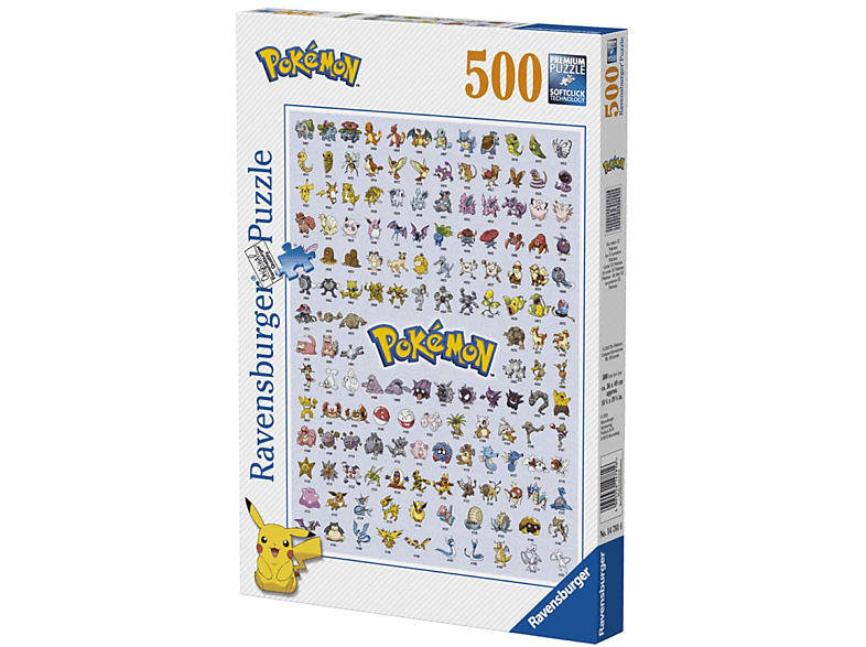 RAVENSBURGER Pokémon Pokédex (500 Teile) Puzzle