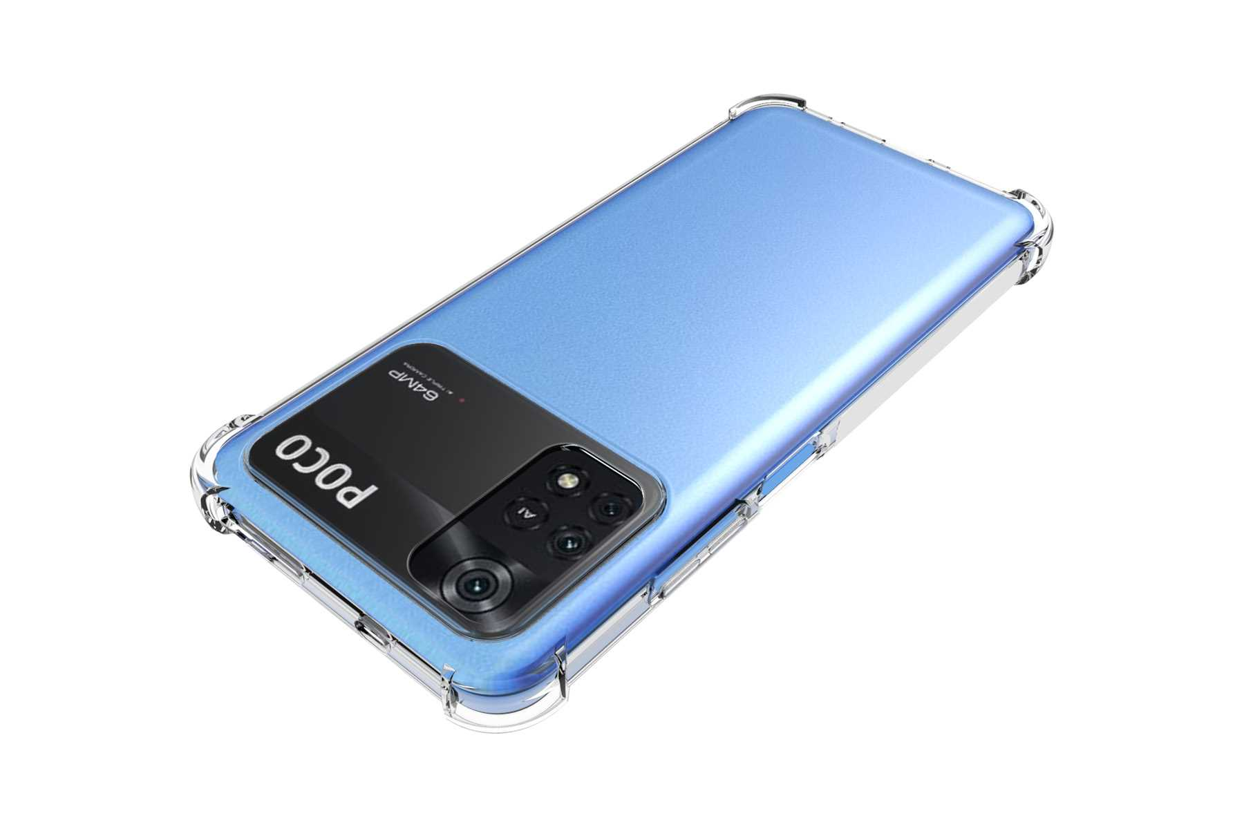 MTB MORE ENERGY Clear Armor Case, Transparent Pro Xiaomi, M4 Poco Backcover, 4G