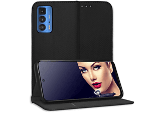 MTB MORE ENERGY Smart Magnet Klapphülle, Bookcover, Motorola, Edge 20 Pro, Schwarz