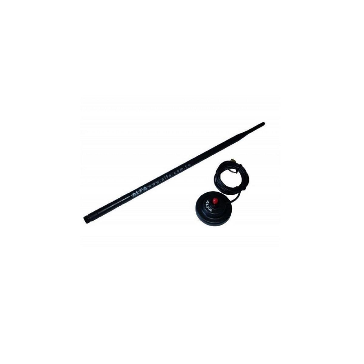 ALFA NETWORK ARS-N19M PLASTIC BAG Antenne, Schwarz