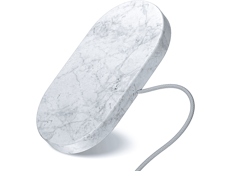 EINOVA Dual Charging Stone Marble Marble White White Induktions-Ladegerät alle