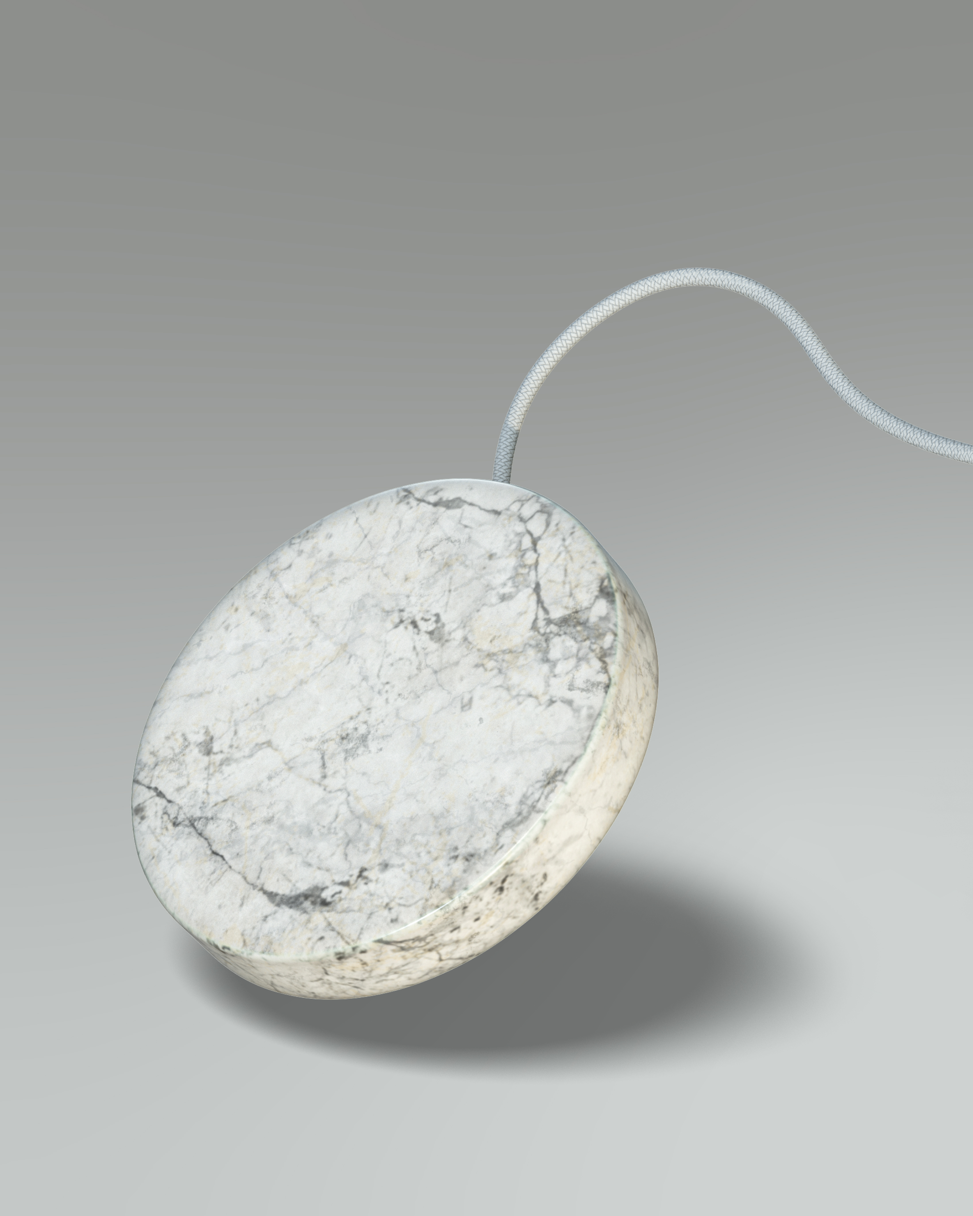 EINOVA Charging Stone Marble Marble alle, White White Induktions-Ladegerät