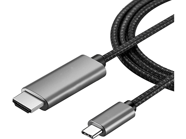 Comprar USB C tipo C a HDMI, compatible con USBC a HD-MI, Cable de