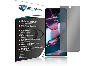 SLABO Blickschutz View Protection Schwarz 360° Displayschutz(für Motorola edge 30 PRO)