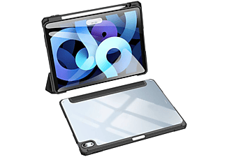 DUX DUCIS Toby Tablethülle Bookcover für Apple iPad Air 10.9" 2022 Eco-Leder, Schwarz