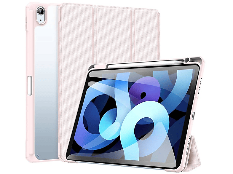 DUX DUCIS Toby Tablethülle iPad Eco-Leder, für Air Bookcover 2022 Apple Pink 10.9