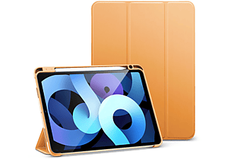 COFI Tablet Buch Tasche Tablethülle Bookcover für Apple iPad Air 10.9" 2022 Kunststoff, Papaya