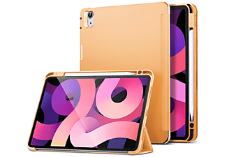 COFI Tablet Buch Tasche Tablethülle Bookcover für Apple iPad Air 10.9" 2022 Kunststoff, Papaya