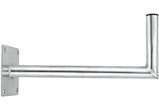 PREMIUMX 60cm Wandhalter Aluminium SAT Wand Halterung Große Wandplatte TÜV SAT-Wandhalterung, Silber