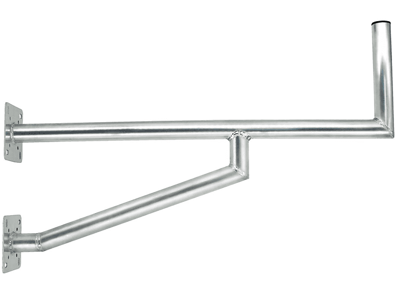 PREMIUMX 100cm Wandhalter Aluminium SAT-Wandhalterung, Silber SAT Wand-Halterung Wandplatten zwei