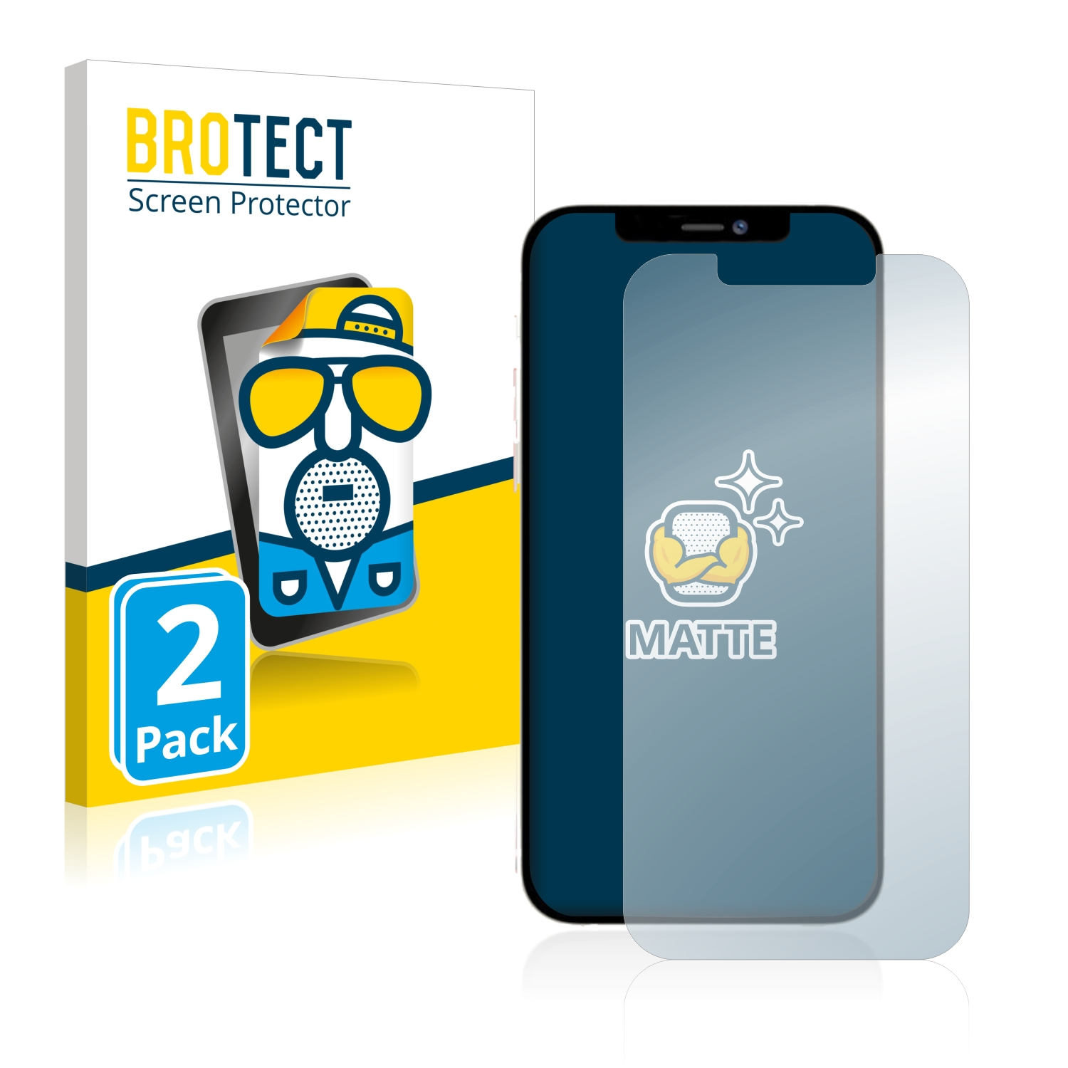 BROTECT 2x Schutzfolie(für matte Max) 12 iPhone Pro Apple