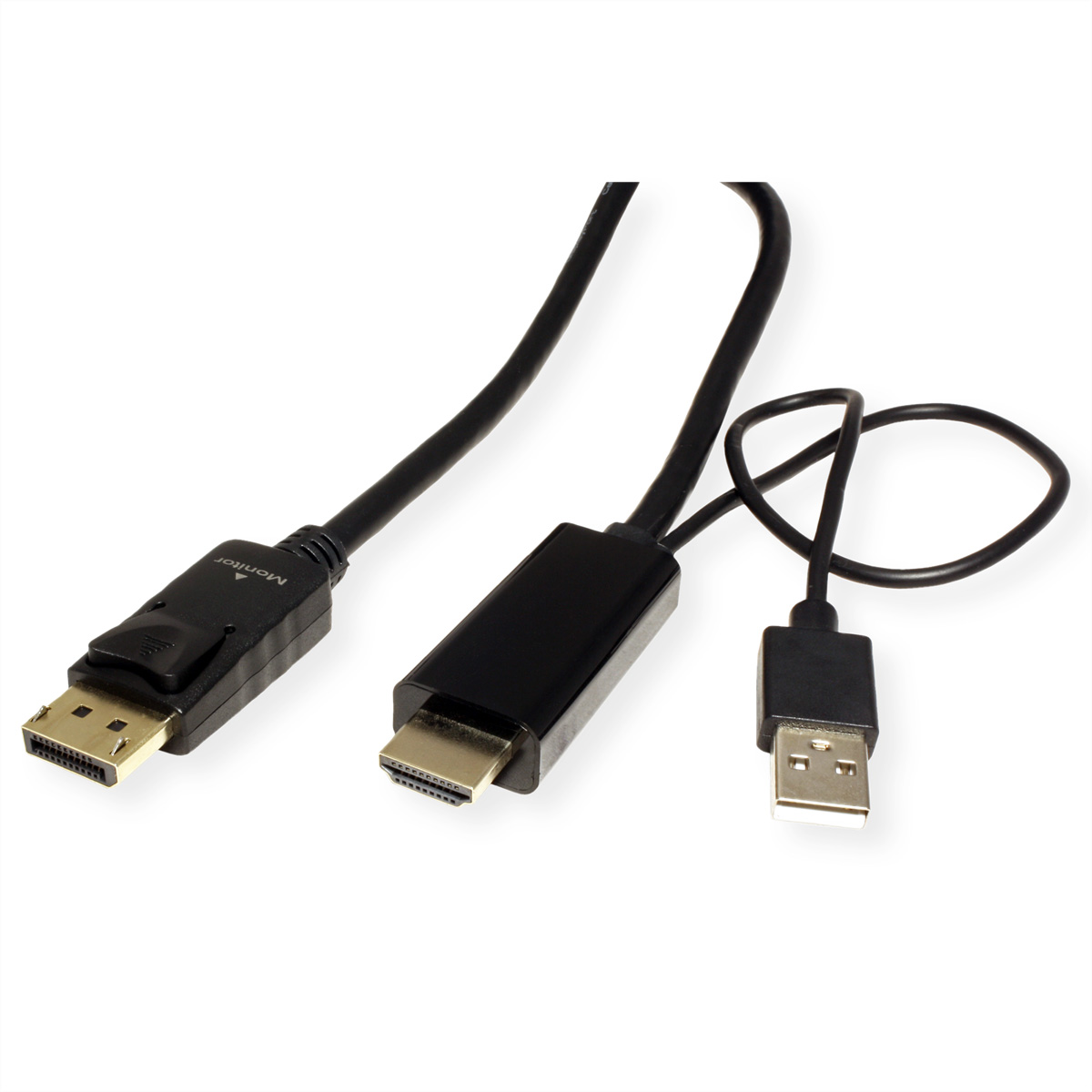 ROLINE HDMI-Kabel UHDTV-DP-Kabel ST/ST DisplayPort, - UltraHDTV