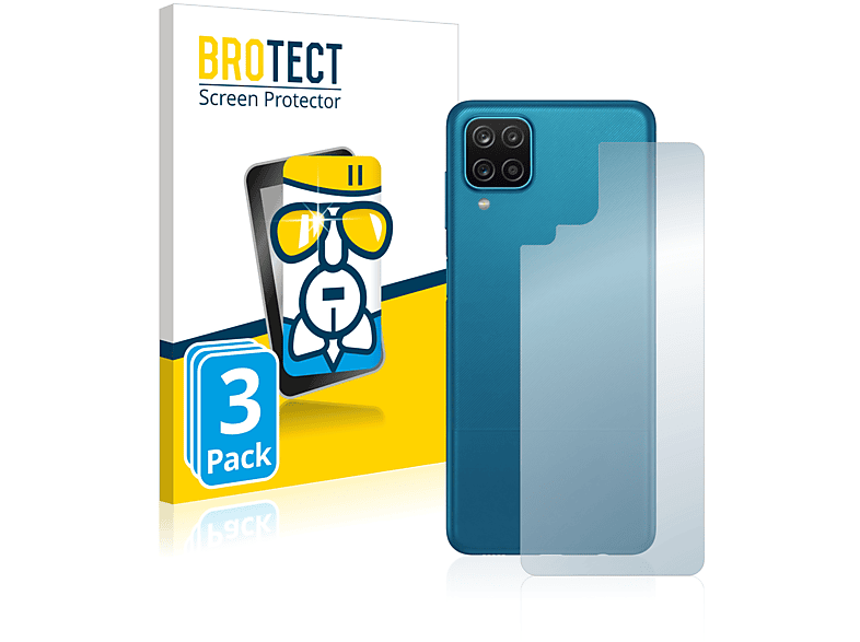 Samsung BROTECT 3x klare Schutzfolie(für Galaxy A12) Airglass