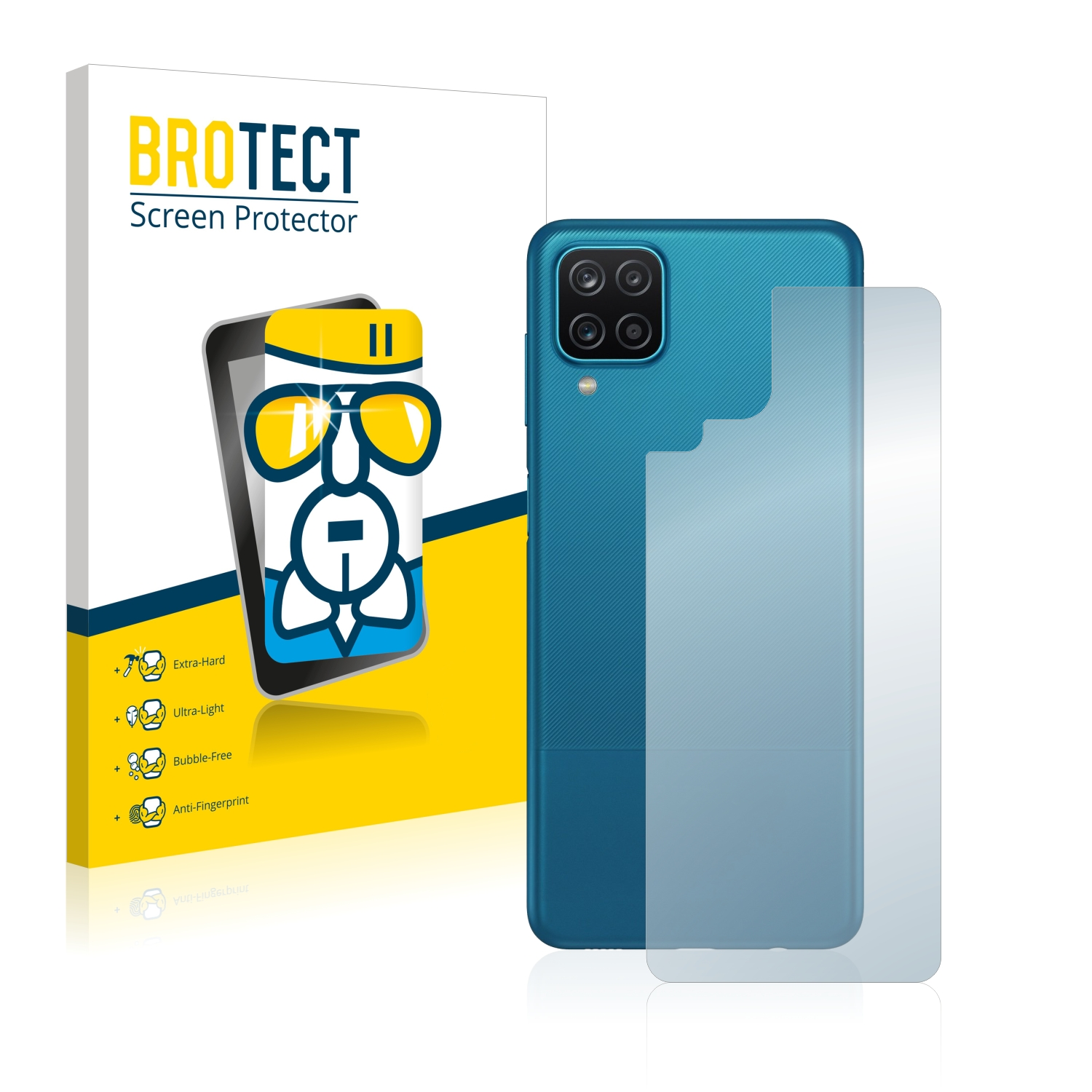 BROTECT Airglass klare Schutzfolie(für Galaxy A12) Samsung