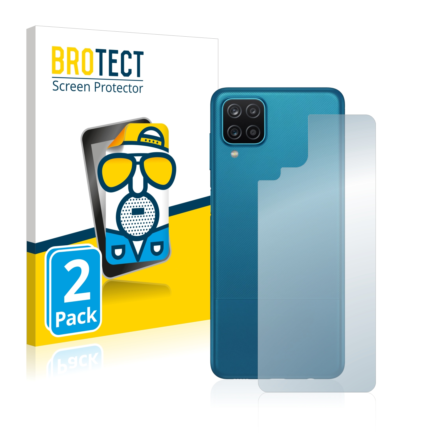 Samsung BROTECT A12) matte 2x Galaxy Schutzfolie(für