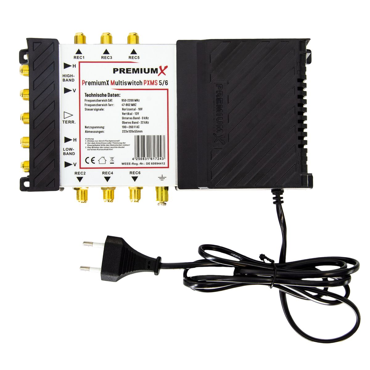 PREMIUMX Sat-Multischalter PXMS-5/6-123192